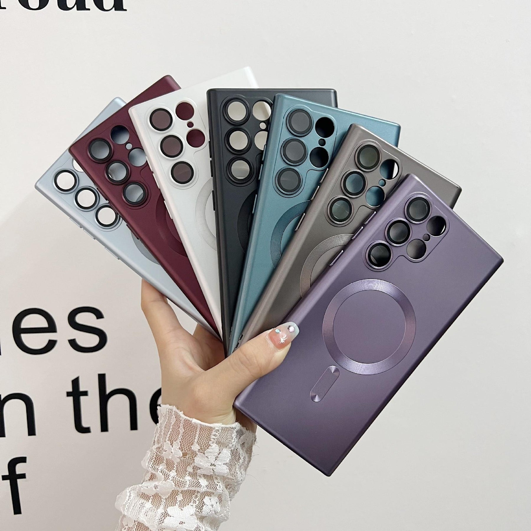 Case Samsung Ultrafina Metálica com MagSafe