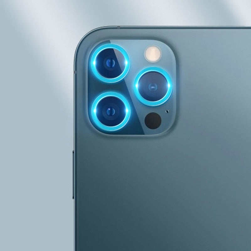 Protetor de Lente de Câmera Luminoso p/ iPhone