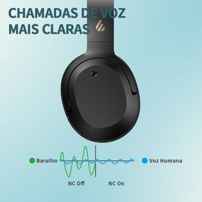 Fone de Ouvido Edifier W820NB Original com Cancelamento de Ruído Ativo