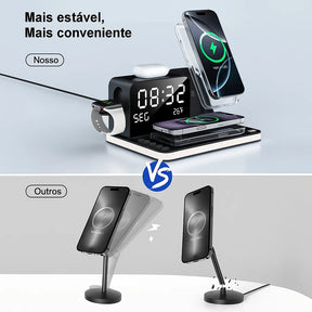 Estação de carregamento 7 em 1 sem fio 30 W