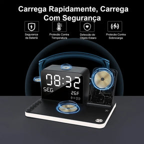 Estação de carregamento 7 em 1 sem fio 30 W